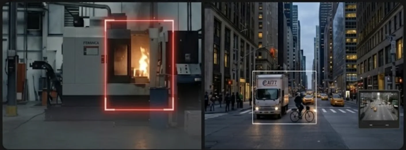 Fire detection and vehicle detection